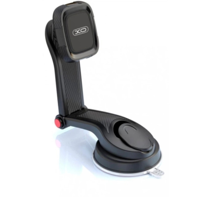 XO Універсальний автотримач XO C106 Dashboard suction cup adjustable magnetic Phone holder Black (6920680830343)