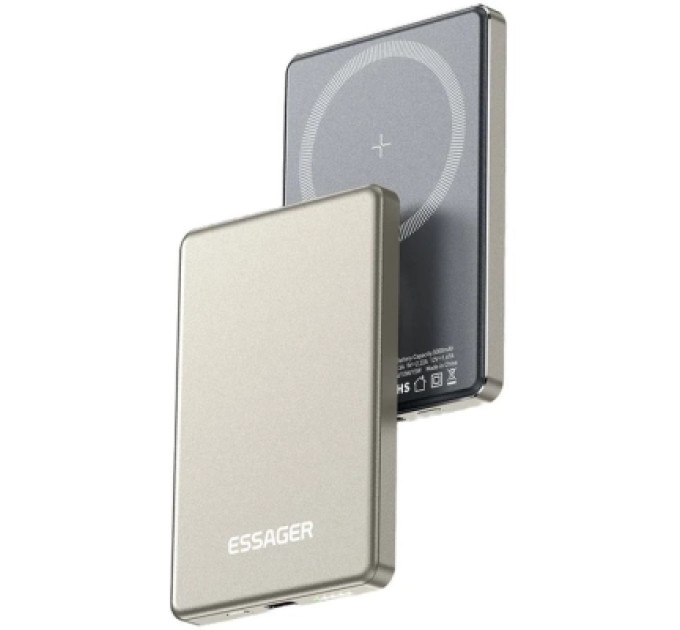 Essager Батарея універсальна Essager 5000mAh Cross-border magnetic 20W PD QC/3.0 (EDY5K-YJ0A-Z)