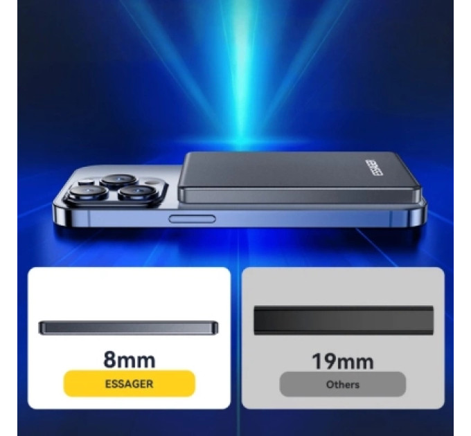 Essager Батарея універсальна Essager 5000mAh Cross-border magnetic 20W PD QC/3.0 (EDY5K-YJ0A-Z)