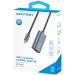 Vention Перехідник USB-C to RJ45 Ethernet 1000Mbps black VENTION (CFPHB)