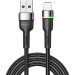 Essager Дата кабель USB 2.0 AM to Lightning 1.0m 2.4A black Essager (EXCL-XCD01)