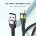 Essager Дата кабель USB 2.0 AM to Lightning 1.0m 2.4A black Essager (EXCL-XCD01)
