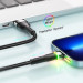Essager Дата кабель USB 2.0 AM to Lightning 1.0m 2.4A black Essager (EXCL-XCD01)
