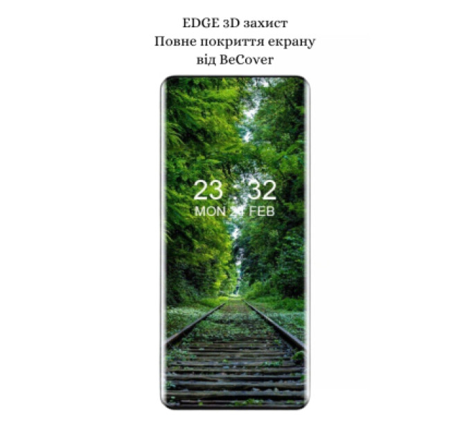 BeCover Скло захисне BeCover EDGE Motorola Edge 60 Fusion Black (714770)