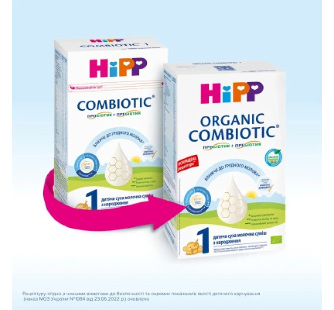 HiPP Дитяча суміш HiPP Organic Combiotic 1 500 г (1031097)