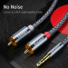 Essager Кабель мультимедійний 3.5mm M to 2xRCA M 2.0m Essager (EYPZJ-MYA0H)