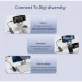 Choetech Концентратор Choetech USB 3.1 to 3хUSB 3.0+RJ45(1GB) Ethernet 4in1 (HUB-U02-BK)