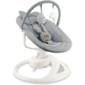 MoMi Крісло-гойдалка MoMi PEARL baby swing grey (BULE00040)