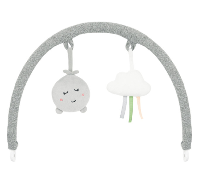 MoMi Крісло-гойдалка MoMi PEARL baby swing grey (BULE00040)
