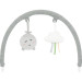 MoMi Крісло-гойдалка MoMi PEARL baby swing grey (BULE00040)