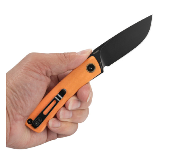 SRM Ніж SRM Air, Orange G10, Black Stonewash (105M-GJ)