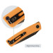 SRM Ніж SRM Air, Orange G10, Black Stonewash (105M-GJ)