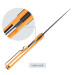 SRM Ніж SRM Air, Orange G10, Black Stonewash (105M-GJ)