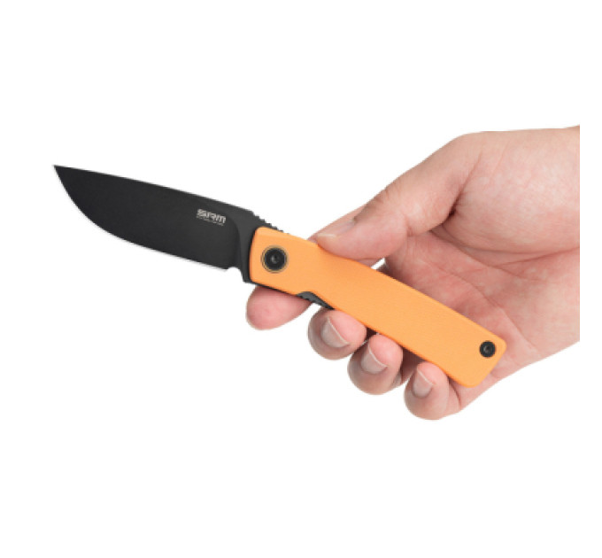 SRM Ніж SRM Air, Orange G10, Black Stonewash (105M-GJ)