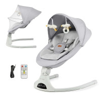 Крісло-гойдалка Kinderkraft Tulsy Gray (5902533926510)