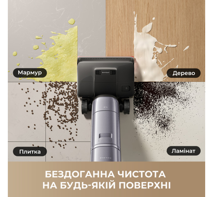 Dreame Акумуляторний миючий пилосос Dreame H16 Pro Steam (HHR48F)