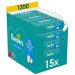 Pampers Дитячі вологі серветки Pampers Fresh Clean 15 пачок х 80 шт (1200 шт) (8001841078496)