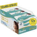 Pampers Дитячі вологі серветки Pampers Aqua Soft Touch 48 шт х 12 пачок (576 шт) (8006530140225)
