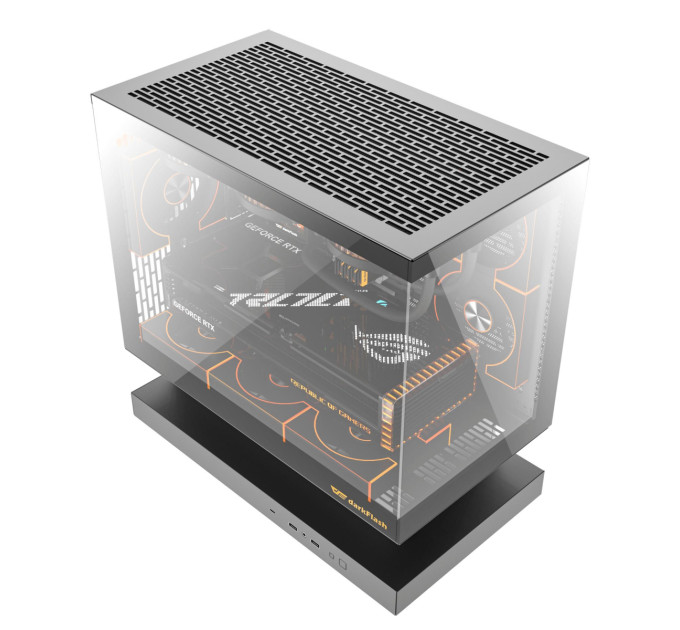 Корпус для комп'ютера MATX W/O PSU F1 BLACK DARK FLASH
