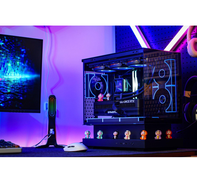 Корпус для комп'ютера MATX W/O PSU F1 BLACK DARK FLASH