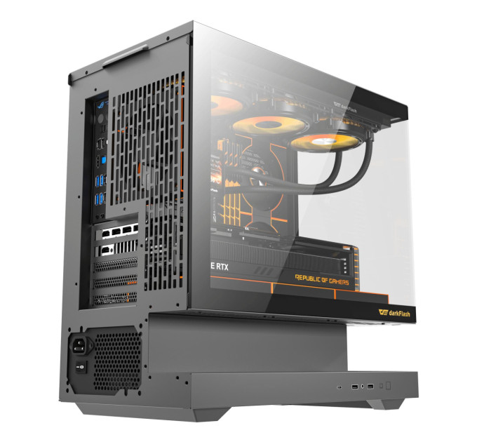 Корпус для комп'ютера MATX W/O PSU F1 BLACK DARK FLASH