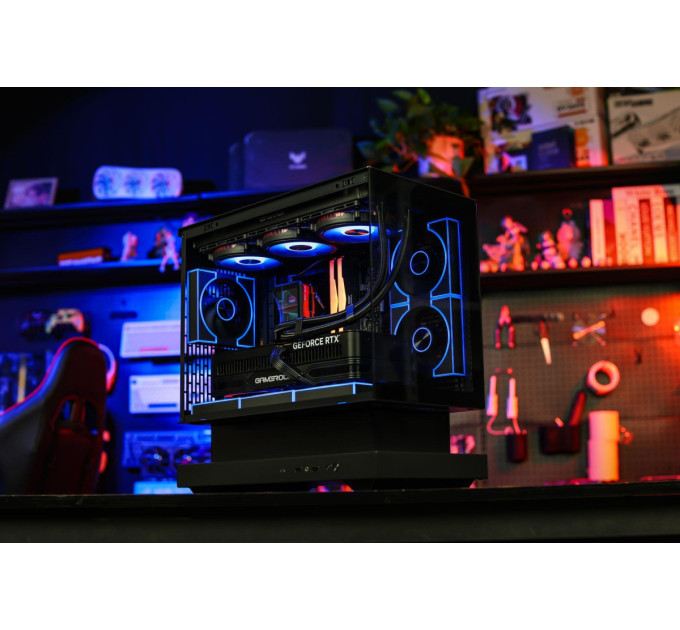 Корпус для комп'ютера MATX W/O PSU F1 BLACK DARK FLASH