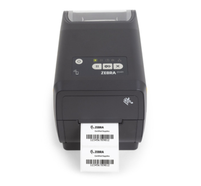 Zebra Принтер етикеток Zebra ZD411t USB, USB Host, Bluetooth, EZPL (ZD4A022-T0EM00EZ)