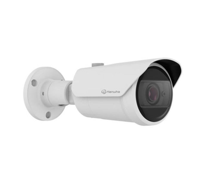 Мережева камера циліндрична 4K @ 30fps, motorized vari-focal lens 3.2~10.2mm (H: 104°~31° / V: 55°~17°) QNO-C9083R HANWHA VISION