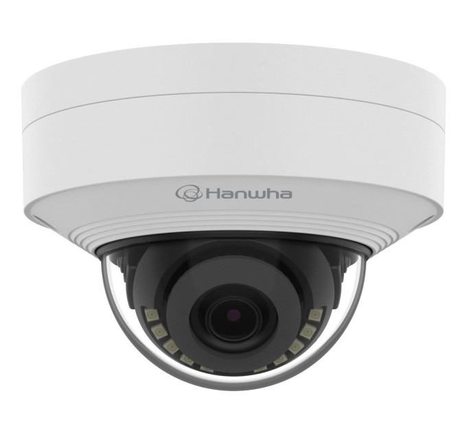 Мережева камера купольна 4K @ 30fps, fix lens 3mm (H:108°/V: 59°) QNV-C9011R HANWHA VISION