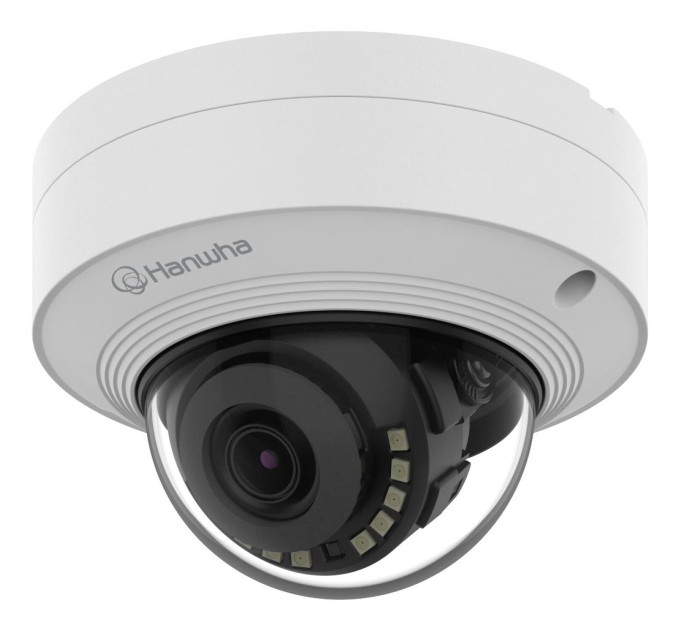 Мережева камера купольна 4K @ 30fps, fix lens 3mm (H:108°/V: 59°) QNV-C9011R HANWHA VISION