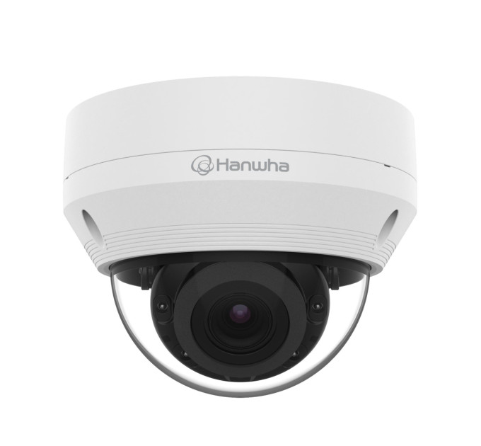 Мережева камера купольна 5MP @ 30fps, motorized vari-focal lens 3.1x (3.2 ~ 10.0mm) (100°~31°) QNV-8080R HANWHA VISION