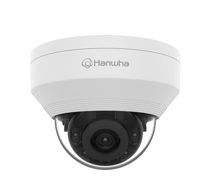 Мережева камера купольна 5MP @ 30fps, 2.8mm fixed focal lens (104°) QNV-8010R HANWHA VISION
