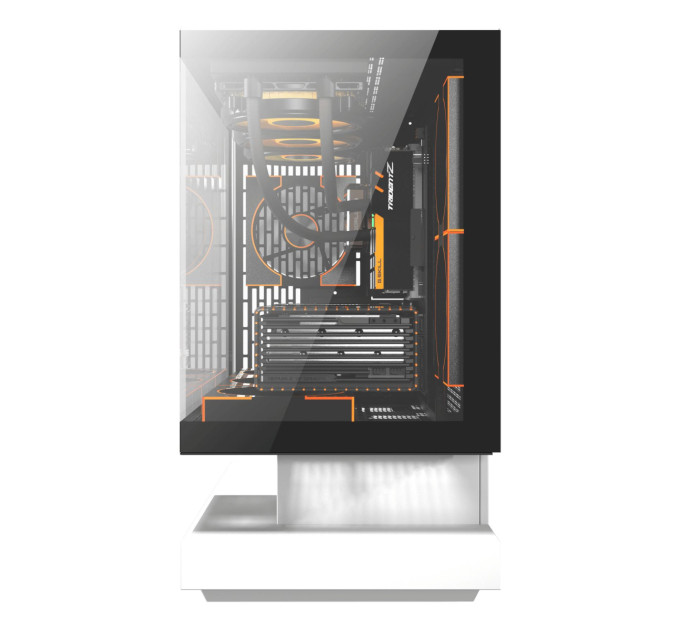 DARKFLASH Корпус для комп'ютера DARK FLASH F1 mATX без блока живлення, білий