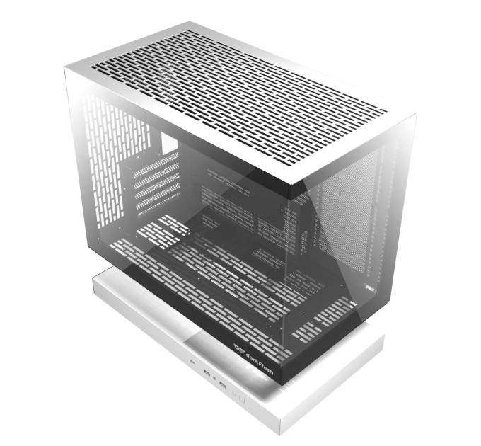 DARKFLASH Корпус для комп'ютера DARK FLASH F1 mATX без блока живлення, білий