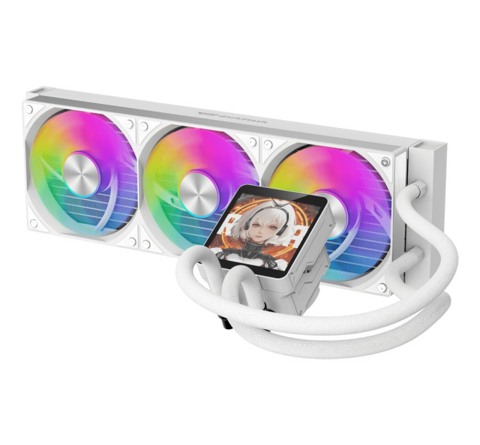 Система охолодження для комп'ютерного процесора DARK FLASH DV360S MAX, білий