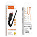 HOCO Дата кабель USB 2.0 AM to Micro 5P 1.0m 2.4A nylon X59 black HOCO (6931474744890)