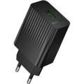 BOROFONE Зарядний пристрій BOROFONE BAS72A USB QC3.0 18W black (6941991122637)