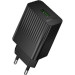 BOROFONE Зарядний пристрій BOROFONE BAS72A USB QC3.0 18W black (6941991122637)