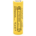 Liitokala Акумулятор 21700 4000mah (4000-4300mah), 25A, 3.7V (2.5-4.2V), Yellow, PVC BOX Liitokala (Lii-40A / 23385)