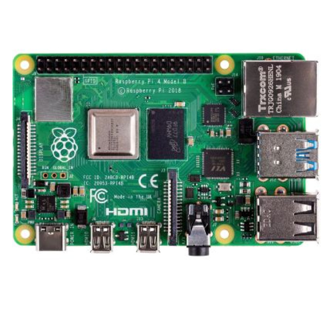 Raspberry Pi Промисловий ПК Raspberry Pi 4, Model B, 4GB (RPI4-MODBP-4GB)