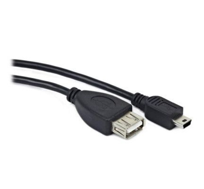 PowerPlant Перехідник OTG USB 2.0 AF to Mini 5P 0.5m PowerPlant (KD00AS1235)