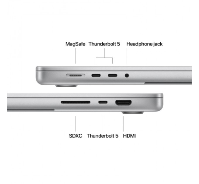 Apple Ноутбук Apple MacBook Pro 14 A3186 M4 Max Silver (MX2W3UA/A)