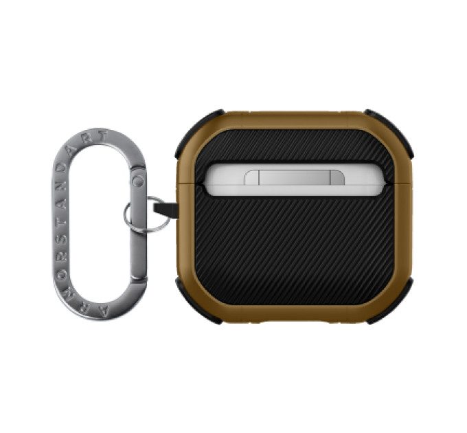 Armorstandart Чохол для навушників Armorstandart Panzer для Apple Airpods 4 Brown (ARM82556)