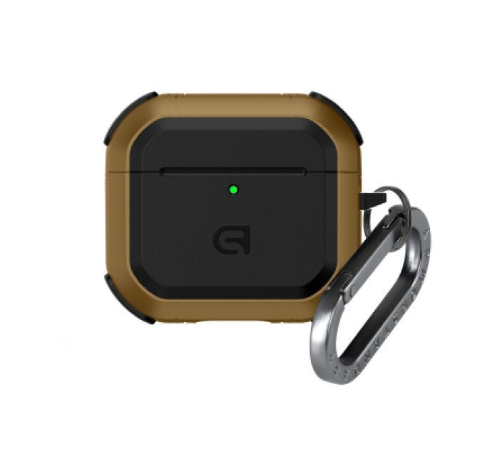 Armorstandart Чохол для навушників Armorstandart Panzer для Apple Airpods 4 Brown (ARM82556)