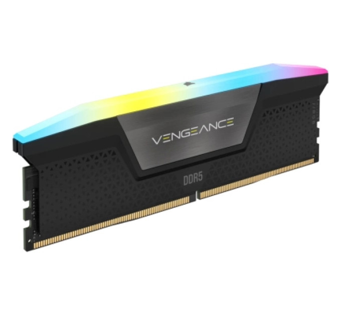 Corsair Модуль пам'яті для комп'ютера DDR5 96GB (2x48GB) 6800 MHz Vengeance RGB Black Corsair (CMH96GX5M2B6800C34)