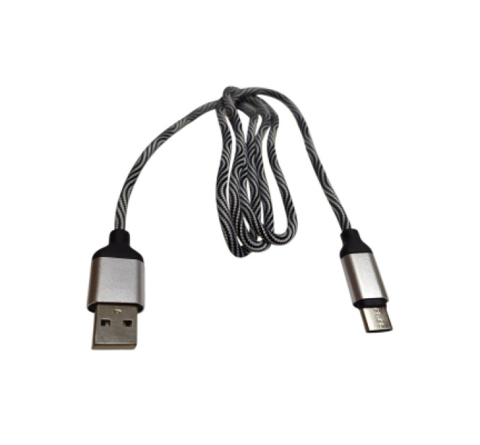 XoKo Дата кабель USB 2.0 AM to USB-C 1.0m 2.4A gray XoKo (XK-CTC-005-GR)
