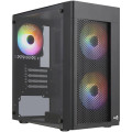 AeroCool Корпус для ПК AeroCool Hexform-G-BK-v2 Black 600W (ACCX-PV38004.11)