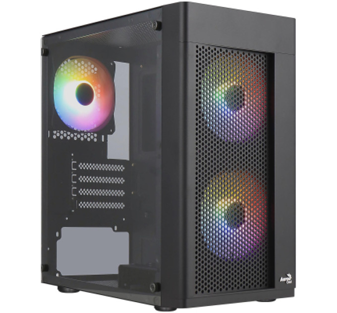 AeroCool Корпус для ПК AeroCool Hexform-G-BK-v2 Black 600W (ACCX-PV38004.11)
