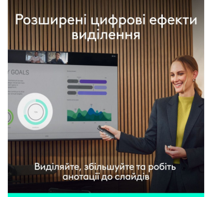 Logitech Презентер Logitech Spotlight 2 Graphite (910-007672)