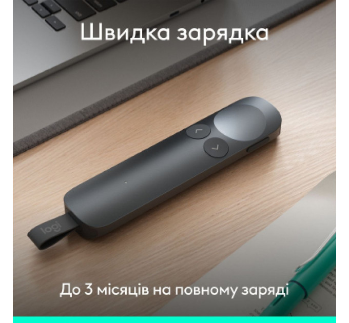 Logitech Презентер Logitech Spotlight 2 Graphite (910-007672)